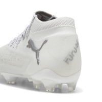 PUMA Future 8 Ultimate Gras Voetbalschoenen (FG) Wit Zilver