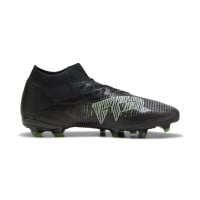 PUMA Future 8 Pro Gras / Kunstgras Voetbalschoenen (MG) Zwart Grijs Groen