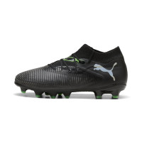 PUMA Future 8 Pro Gras / Kunstgras Voetbalschoenen (MG) Kids Zwart Grijs Groen