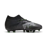 PUMA Future 8 Pro Gras / Kunstgras Voetbalschoenen (MG) Kids Zwart Grijs Groen