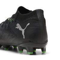 PUMA Future 8 Pro Gras / Kunstgras Voetbalschoenen (MG) Kids Zwart Grijs Groen