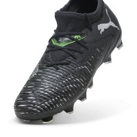 PUMA Future 8 Match Gras / Kunstgras Voetbalschoenen (MG) Kids Zwart Grijs Groen