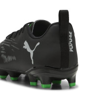 PUMA Future 8 Play Gras / Kunstgras Voetbalschoenen (MG) Kids Zwart Grijs Groen