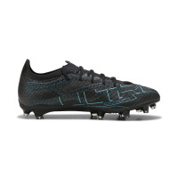 PUMA Ultra 5 Pro Gras / Kunstgras Voetbalschoenen (MG) Zwart Zilver Blauw