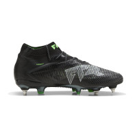 PUMA Future 8 Ultimate IJzeren-Nop Voetbalschoenen (SG) Zwart Grijs Groen