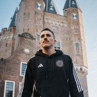 adidas PEC Zwolle Hooded Stadswapen Trainingspak Zwart Wit