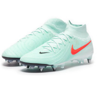 Nike Phantom Luna II Elite IJzeren-Nop Voetbalschoenen (SG) Pro Player Mintgroen Rood Zwart