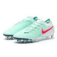 Nike Phantom GX II Elite IJzeren-Nop Voetbalschoenen (SG) Pro Player Mintgroen Rood Zwart