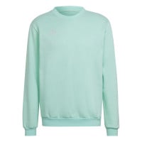 adidas Entrada 22 Crew Sweater Turquoise Wit