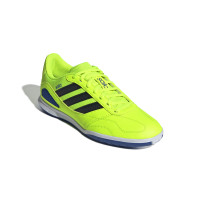 adidas Super Sala III Zaalvoetbalschoenen (IN) Neongeel Zwart Blauw