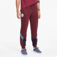 PUMA Manchester City Iconic MCS Trainingsbroek 2020 Donkerrood