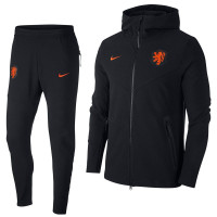 Nike Nederland Tech Fleece Pack Trainingspak 2020-2022 Kids Zwart