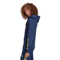 adidas Arsenal Hoodie Trainingspak 2020-2021 Blauw