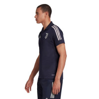 adidas Juventus Polo Trainingsset 2020-2021 Donkerblauw Lichtgrijs