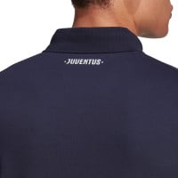 adidas Juventus Polo Trainingsset 2020-2021 Donkerblauw Lichtgrijs