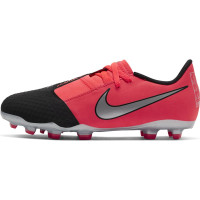 Nike Phantom VENOM Academy Gras Voetbalschoenen (FG) Kids Roze Zwart