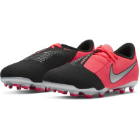 Nike Phantom VENOM Academy Gras Voetbalschoenen (FG) Kids Roze Zwart