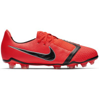 Nike PHANTOM VENOM ELITE Gras Voetbalschoenen (FG) Kids Rood Zwart Grijs