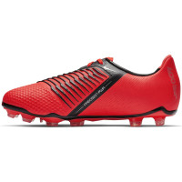 Nike PHANTOM VENOM ELITE Gras Voetbalschoenen (FG) Kids Rood Zwart Grijs