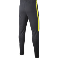 Nike Dry Academy Trainingsbroek KPZ Kids Donkergrijs Geel