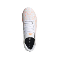 adidas Nemeziz.4 Gras / Kunstgras Voetbalschoenen (FxG) Kids Wit Zwart Oranje