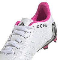 adidas Copa Sense.4 Gras / Kunstgras Voetbalschoenen (FxG) Kids Wit Zwart Roze