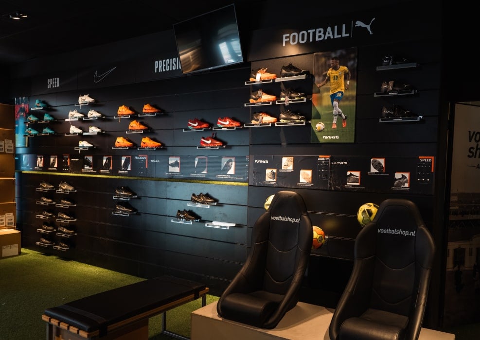 Voetbalshop.nl Amsterdam Winkel Interieur 5