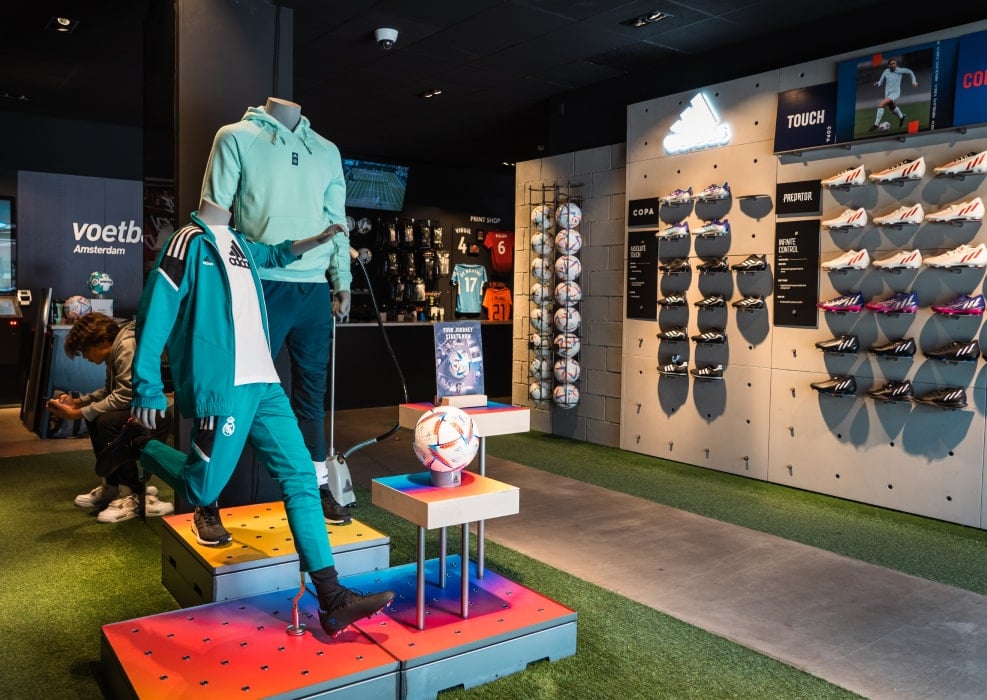 Voetbalshop.nl Amsterdam Winkel Interieur 4